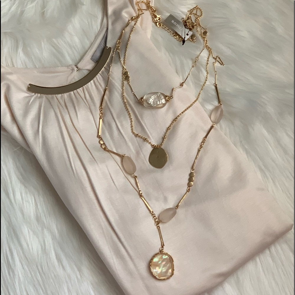 Chico’s Triple Row Convertible Necklace